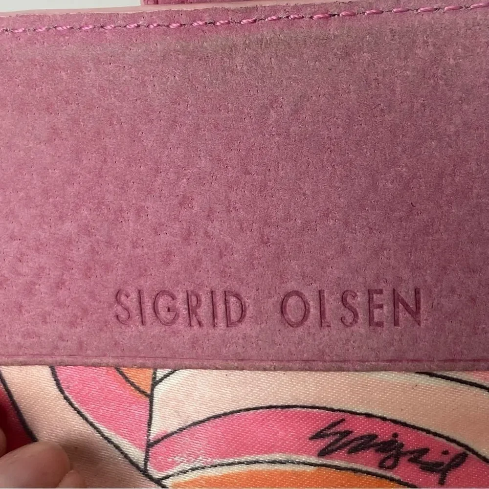Sigrid Olsen Accessories Brown Leather Trifold Wallet